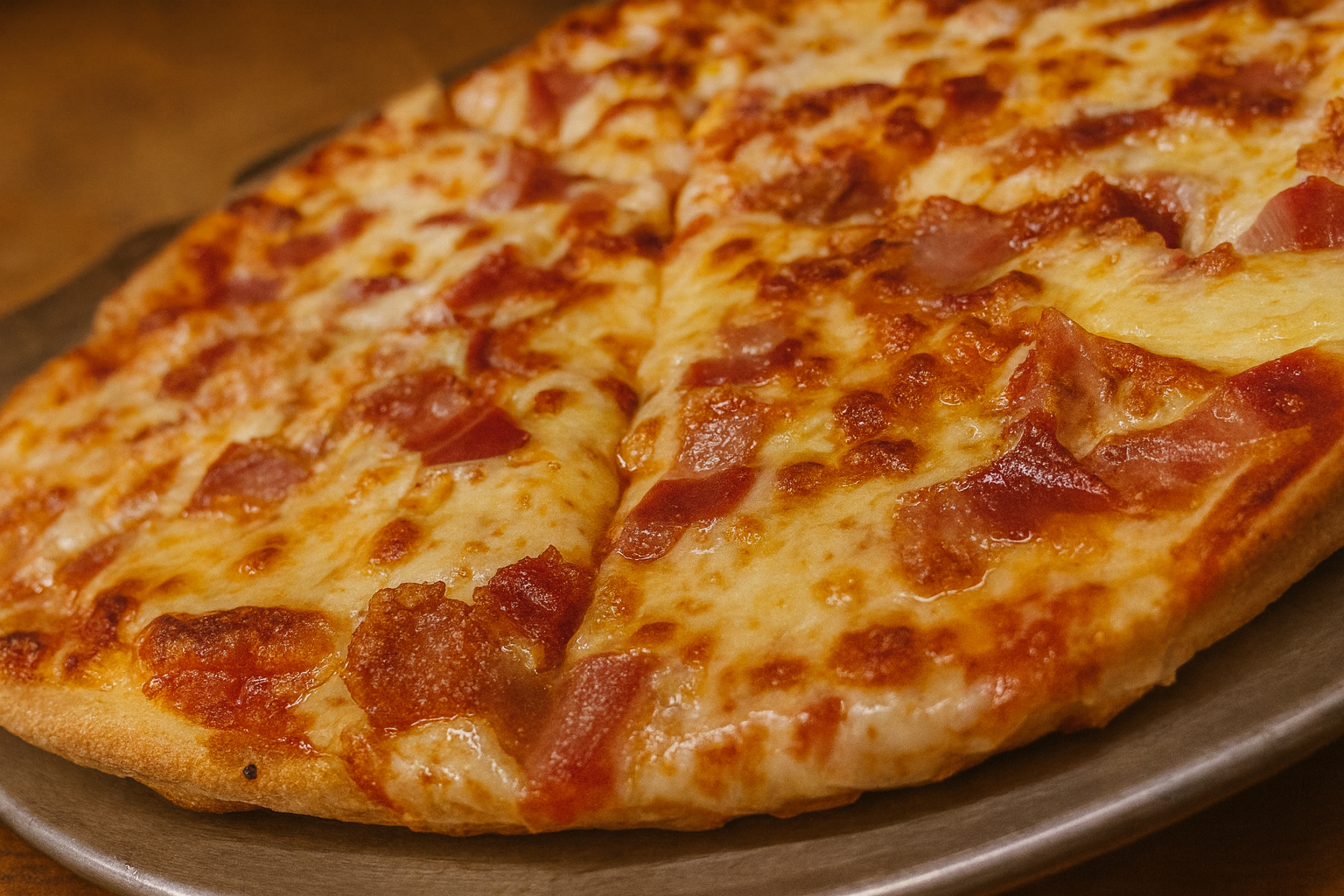 Pizza making process